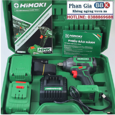 Máy Siết Bulong Đa Năng HIMOKI-HM-IW350N 21V - Motor Ruột Đồng 100% - Động Cơ Không Chổi Than Siêu Mạnh Mẽ