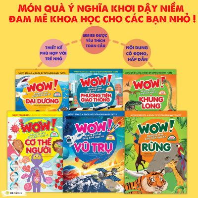 Wow! Space: Những sự thật đáng kinh ngạc về vũ trụ - Sách Bách khoa toàn thư Song ngữ cho trẻ em