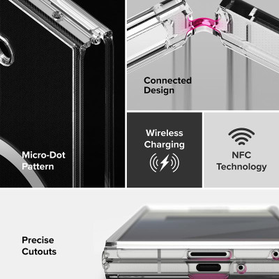 Ốp lưng cho Samsung Galaxy Z Fold 7 RINGKE Fusion Magnetic - Hàng Chính Hãng