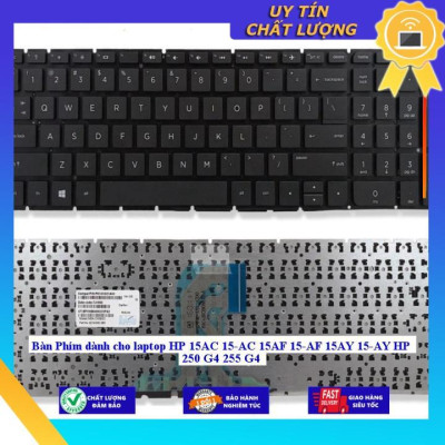 Bàn Phím dùng cho laptop HP 15AC 15-AC 15AF 15-AF 15AY 15-AY HP 250 G4 255 G4 - Hàng Nhập Khẩu New Seal