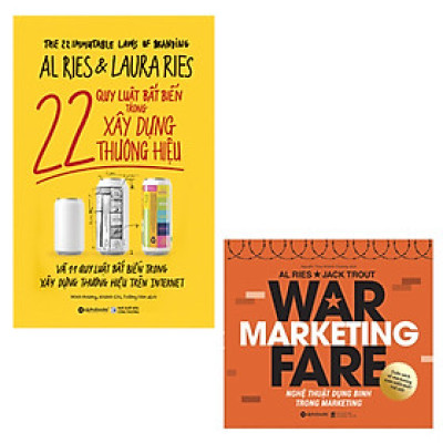 Combo Marketing Thương Hiệu: 22 Quy Luật Bất Biến Trong Xây Dựng Thương Hiệu + Nghệ Thuật Dụng Binh Trong Marketing