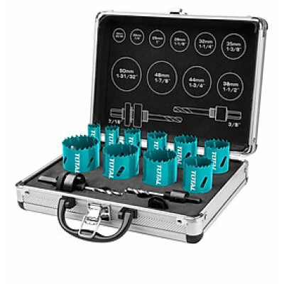 BỘ MŨI KHOÉT KIM LOẠI 12 CHI TIẾT TOTAL TACSH1121