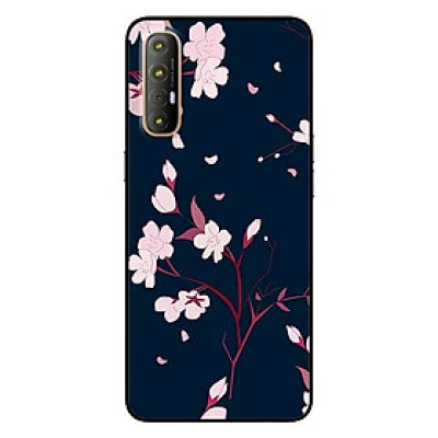 Ốp lưng dành cho Oppo Reno 3 Pro mẫu Hoa Đào Nở Rộ