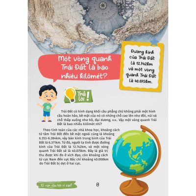 Sách - 10 Vạn Câu Hỏi Vì Sao - Kiến Thức Bách Khoa - Trái Đất Diệu Kỳ  - Việt Thư