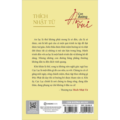 Con Đường An Vui - an lạc mới là hạnh phúc lớn nhất và tồn tại lâu dài nhất