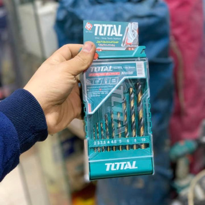 BỘ 9 MŨI KHOAN KIM LOẠI TACSD0095 TOTAL- HÀNG CHÍNH HÃNG