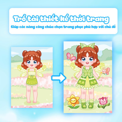 Sách - Chibi Fashion - Công Chúa Cánh Tiên