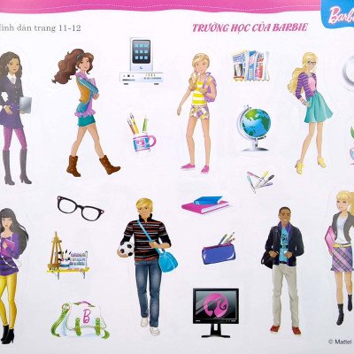 Barbie Bộ Sách Dán Hình Cuộc Sống Nhiều Niềm Vui - Tập 1