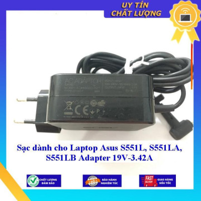 Sạc dùng cho Laptop Asus S551L S551LA S551LB Adapter 19V-3.42A - Hàng Nhập Khẩu New Seal
