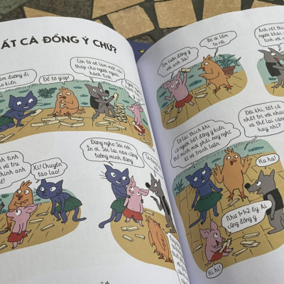 [Combo 3c truyện tranh in màu] HỘI LÝ SỰ CẮC CỚ – NHƯ CÁ GẶP NƯỚC – YÊN NÀO! – BÍ MẬT LÀ MẬT BÍ - Sophie Furlaud - Dorothée de Monfreid - Đoàn Hương Giang - NXB Kim Đồng