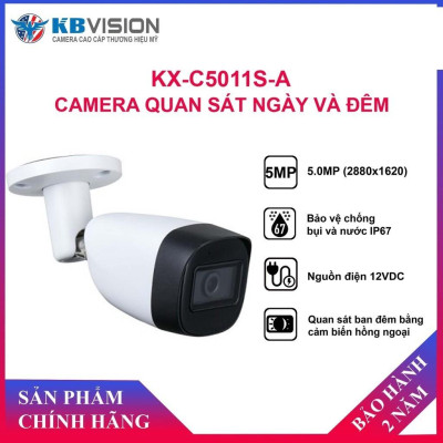 Camera TVI 4 in 1 KBVISION KX-C5011S 5.0 Megapixel hồng ngoại
