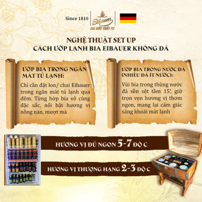 [BIA ĐỨC_SINCE 1810] Bia Tươi Thầy Tu EIBAUER HEFEWEIZEN HELL 5.2 ĐỘ - Bia Tươi Men Sống Thượng Hạng - Nhập Khẩu