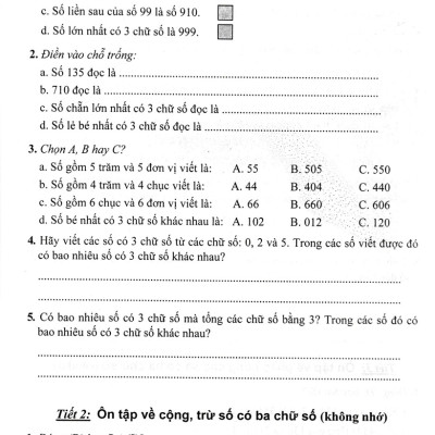 Bài Tập Hay Và Khó Toán Lớp 3 - Tập 1 (Dùng Chung Cho Các Bộ SGK Hiện Hành) - HA