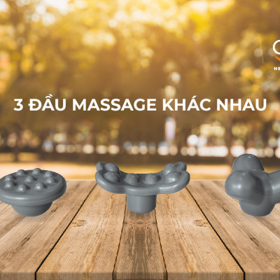 |GIÁ SỐC| Máy Massage Cầm Tay GINTELL - G-Relax EZ | 1 Năm Bảo Hành