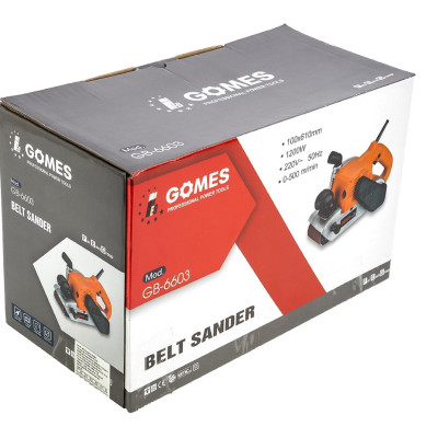 MÁY CHÀ NHÁM LÔ(100X610MM) 1200W GOMES GB-6603 - HÀNG CHÍNH HÃNG