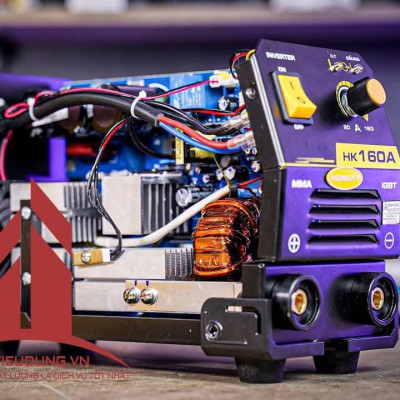 MÁY HÀN QUE ĐIỆN TỬ MMA INVERTER 160A 220V (1.6-3.2MM) HỒNG KÝ HK160A - HÀNG CHÍNH HÃNG