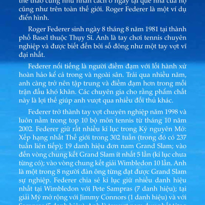 Tay Vợt Tennis - Roger Federer