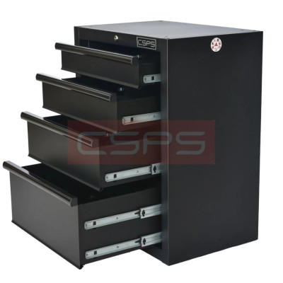 Tủ dụng cụ CSPS 61cm - 04 hộc kéo màu đen