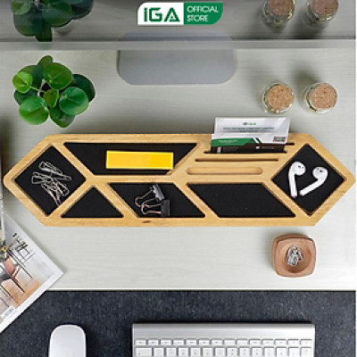 Kệ gỗ để bàn làm việc, khay gỗ đa năng để dồ dùng văn phòng tiện dụng - PG02/PG10/PG11