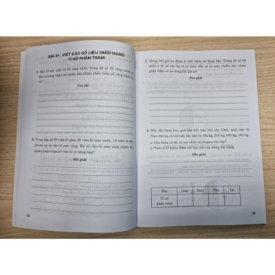 Sách - Vở Bài Tập Nâng Cao Toán Lớp 5 - Tập 2 - Bám Sát SGK Chân Trời Sáng Tạo - Hồng Ân