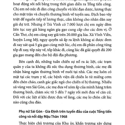 Phụ Nữ Sài Gòn - Gia Định Và Nam Bộ Trong Cuộc Tổng Tiến Công Và Nổi Dậy Xuân Mậu Thân 1968