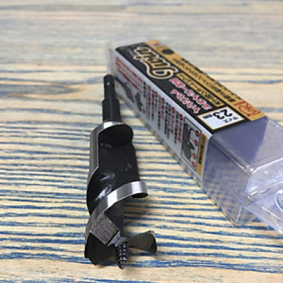 Mũi khoan gỗ ngắn 2 cạnh T 22mm chuôi lục giác 6.35mm Onishi