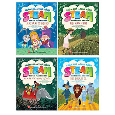 Combo Khám Phá Và Thực Hành Steam Qua Tác Phẩm Kinh Điển (Bộ 4 Cuốn) _DTI