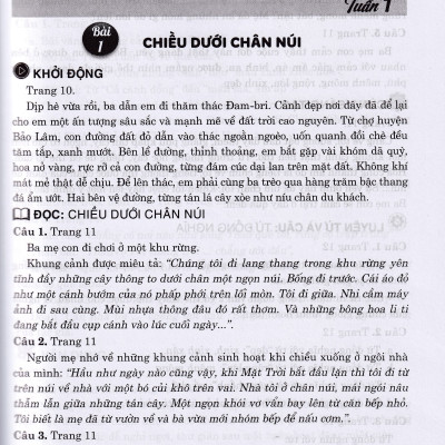 Hướng dẫn học và làm bài Tiếng Việt 5 tập 1 (Chân trời sáng tạo)