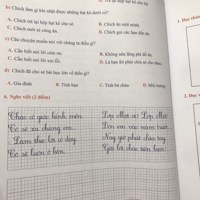 Đề kiểm tra tiếng việt 1 học kì 2 ( Kết nối tri thức với cuộc sống )