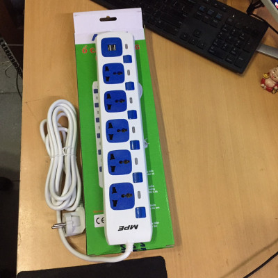 Ổ Cắm Di Động MPE AM5S-2USB Hàng Chính Hãng