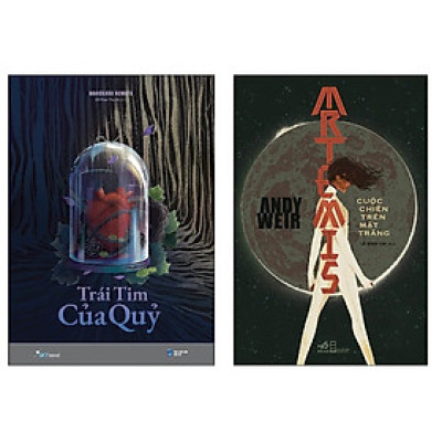 Combo 2 cuốn: Trái Tim Của Quỷ - Tặng Kèm Bookmark + Artemis - Cuộc chiến trên Mặt Trăng