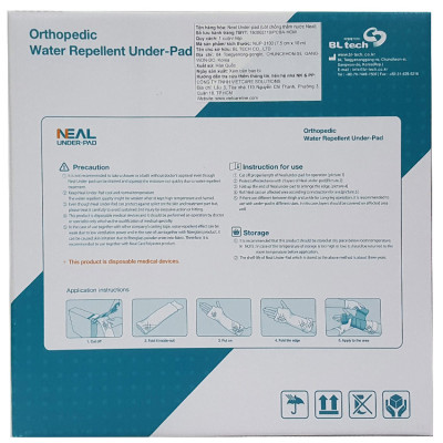 Cuộn lót chống thấm nước Neal Under-Pad NUP-3100 (7.5cm x 10m)