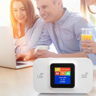 Phát Wifi Di Động Tốc Độ Cao 4G/5G LTE 150Mbps - Màn Hình Màu LCD - Bản Quốc Tế Hỗ Trợ Tất Cả Nhà Mạng - Dung Lượng Pin Lên Đến 15 Giờ - Hàng Chính Hãng