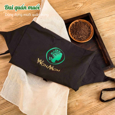 Bộ muối gừng giảm eo sau sinh dưới 3 tháng WonMom ( Bộ 2 hộp muối )