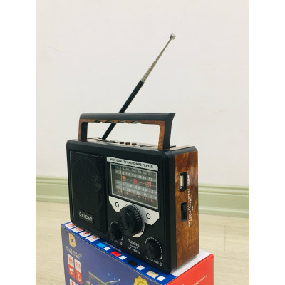 Đài radio FM-DC 999BT Bluetooth BH12 tháng- có rắc cắm tai nghe và usb ,thẻ nhớ ĐÀI FM CHO NGƯỜI CAO TUỔI- Hàng Chính Hãng