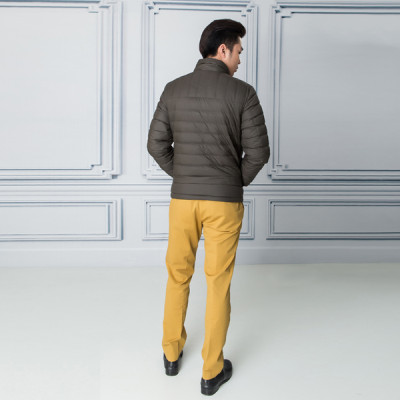 Áo khoác lông vũ  màu xanh rêu đậm ALGALV.14