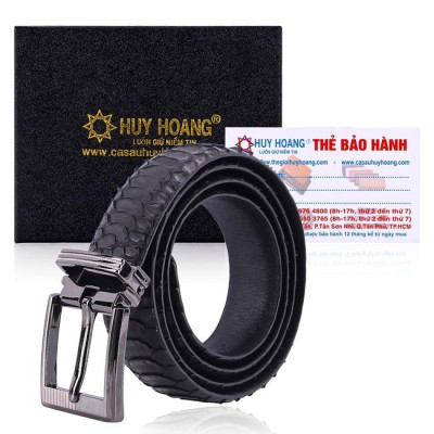 HP5311-12-13-14 - Dây thắt lưng nữ da trăn Huy Hoàng 2,5P Vip màu trắng, da nguyên thủy, đen, nâu