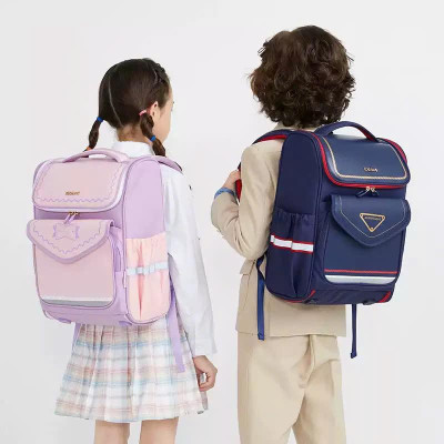 Ba Lô Chống Gù - Kala Y TC2587_BT.0039 - Màu Tím Oải Hương - Tặng Kèm Túi Vải