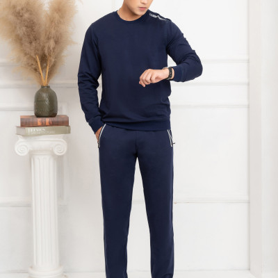 Bộ nỉ nam Aligro màu xanh than BN4