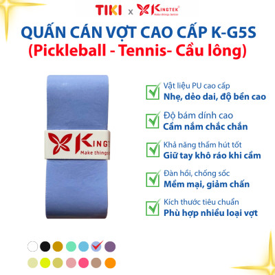 Quấn Cán Vợt KINGTEK K-G5S | Overgrip Cao Cấp Cho Pickleball  - Cầu Lông - Tennis | Êm Tay – Chống Trượt – Hút Mồ Hôi