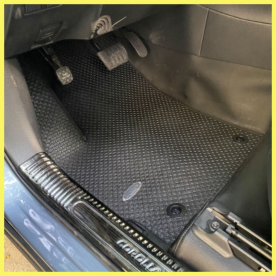 Thảm Lót Sàn Ô Tô Thái Lan Uban Cho Xe Toyota Cross Corolla Cross - Hàng Chính Hãng