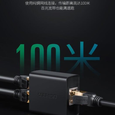 Ugreen UG50923CM210TK Màu Đen Bộ chia điện POE qua cổng RJ45 - HÀNG CHÍNH HÃNG