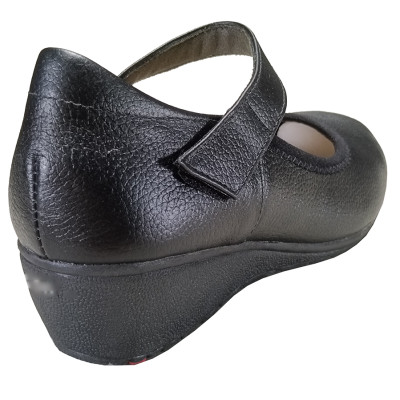 Giày Nữ Búp Bê Đế Xuồng HA NAM Da Bò Thật Thời Trang Cao Cấp 5cm GBBN2059