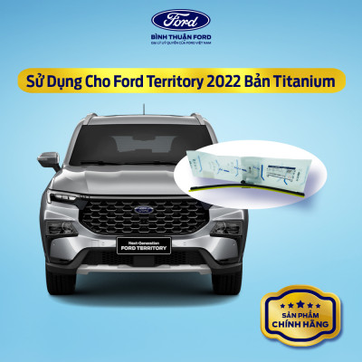 Khung Lá Gạt Nước (Trái + Phải) – Loại Khung Nhựa Cho Ford Territory 2022 Bản Titanium – Chính Hãng