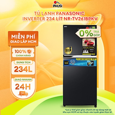 Tủ lạnh Panasonic Inverter 234 lít NR-TV261BPKV - Hàng chính hãng (chỉ giao HCM)