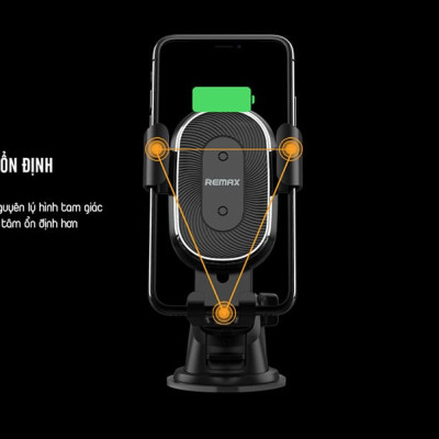 Gá Đỡ Điện Thoại Kiêm Sạc Không Dây REMAX RM-C37 - Hàng Chính Hãng