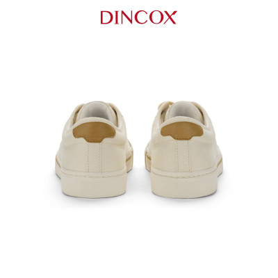 Giày Sneaker Vải Canvas Nam Nữ E12 Cream Thời Trang Dincox
