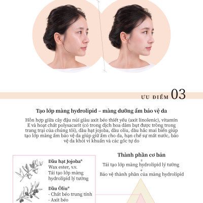 Make Up Cream On The Go (30 gói Shachet) - Kem nền hữu cơ đa năng naturaglacé Make Up Cream (01 - Màu be)