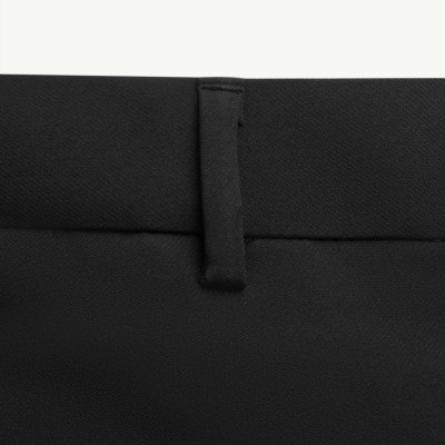 Quần Âu Nam ROUTINE Twill Ống Ôm Xếp Ly Trơn Form Slim Crop - ROUTINE 10F23PFO001R1