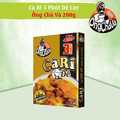 Cà Ri 3 Phút Dê Cay Ông Chà Và 200g Sản Phẩm Có Thịt Thật